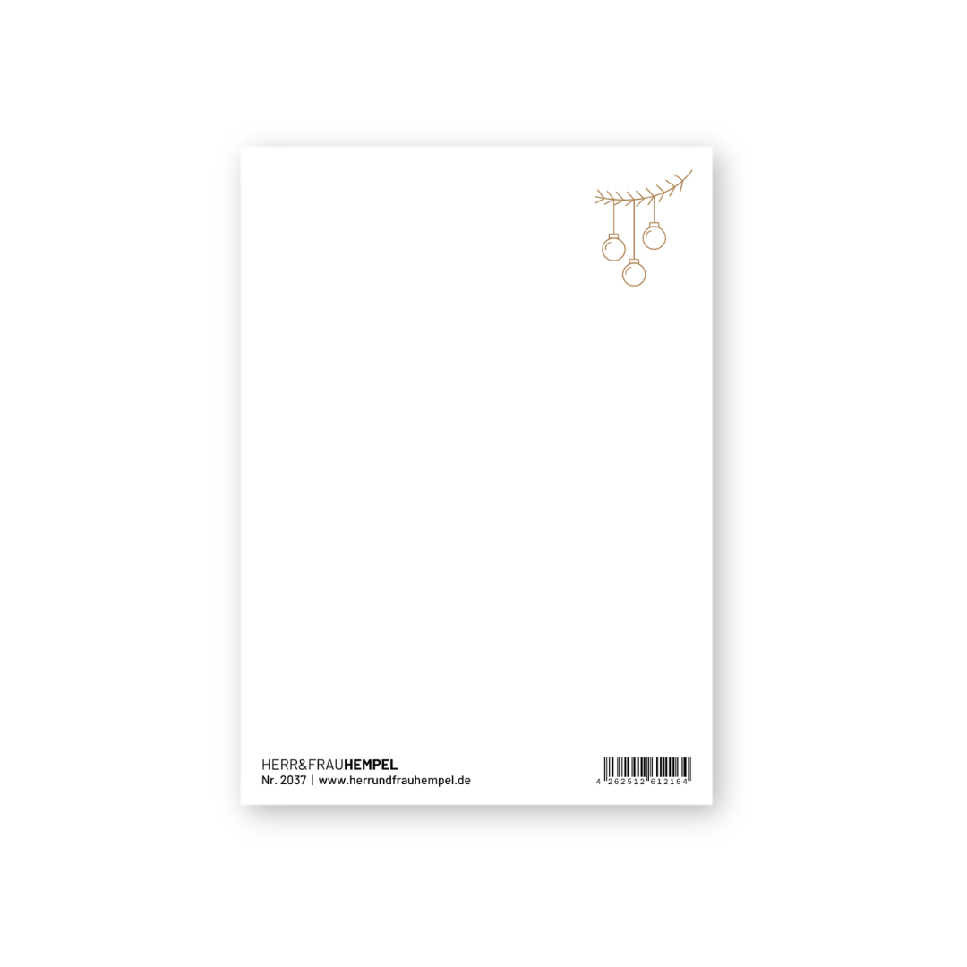 Postkarte - Rentier