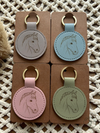 Schlüsselanhänger personalisiert - Pferd