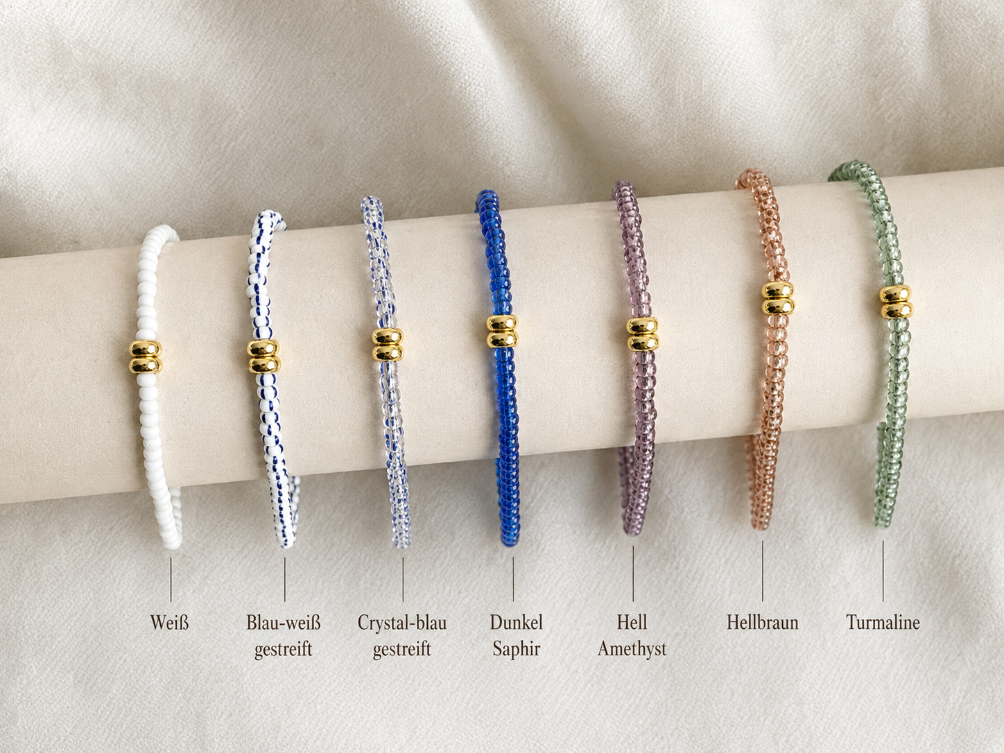 Rocaille Armband personalisiert