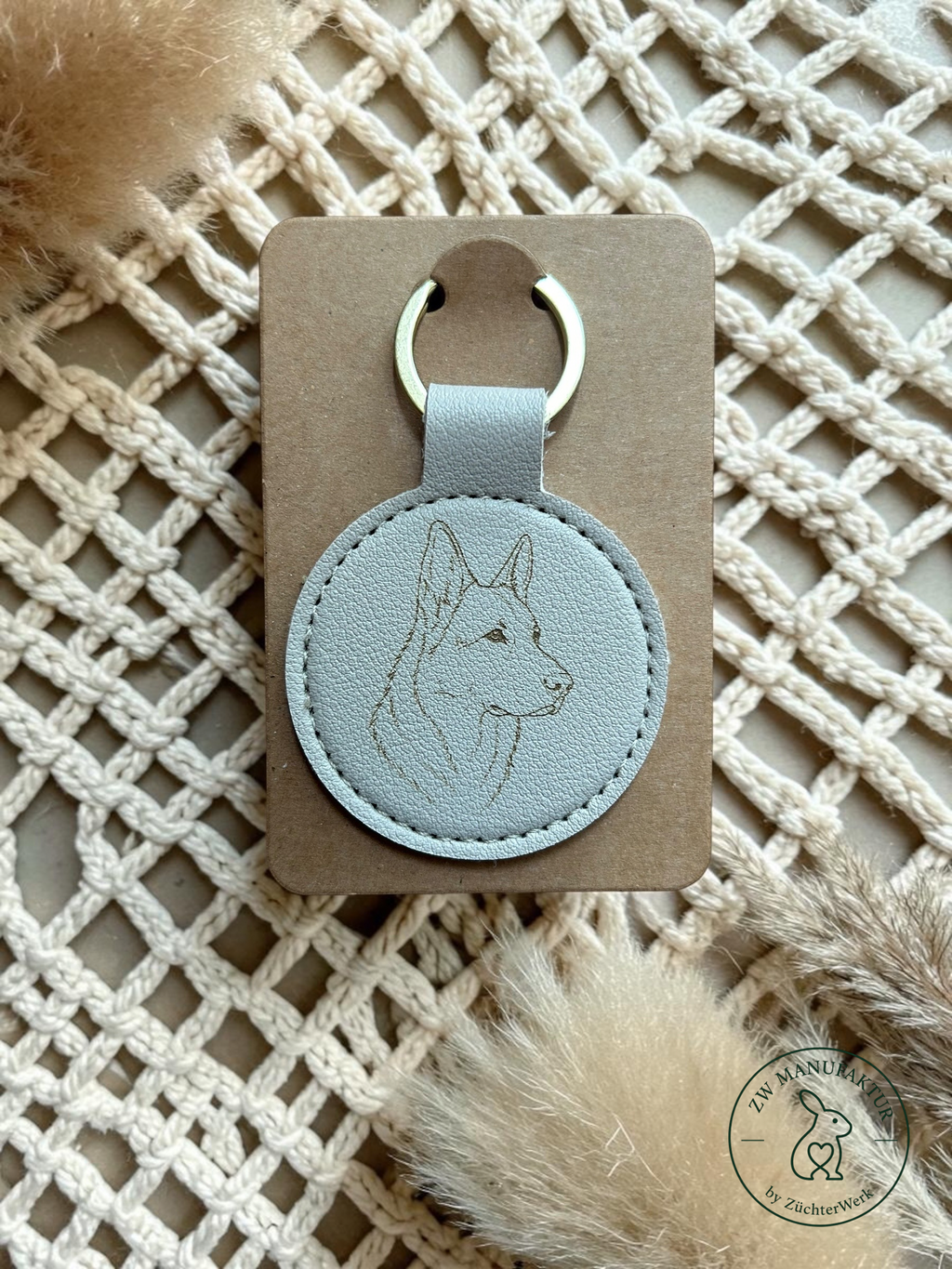 Schlüsselanhänger personalisiert - Hund