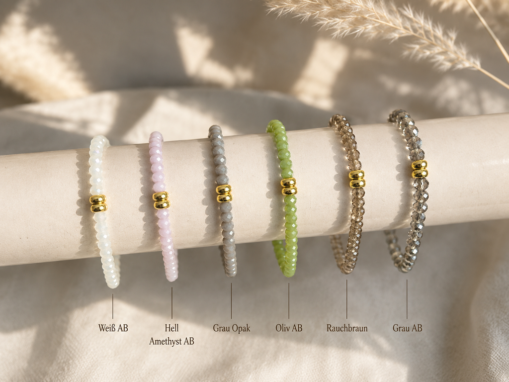 Glasperlen Armband personalisiert