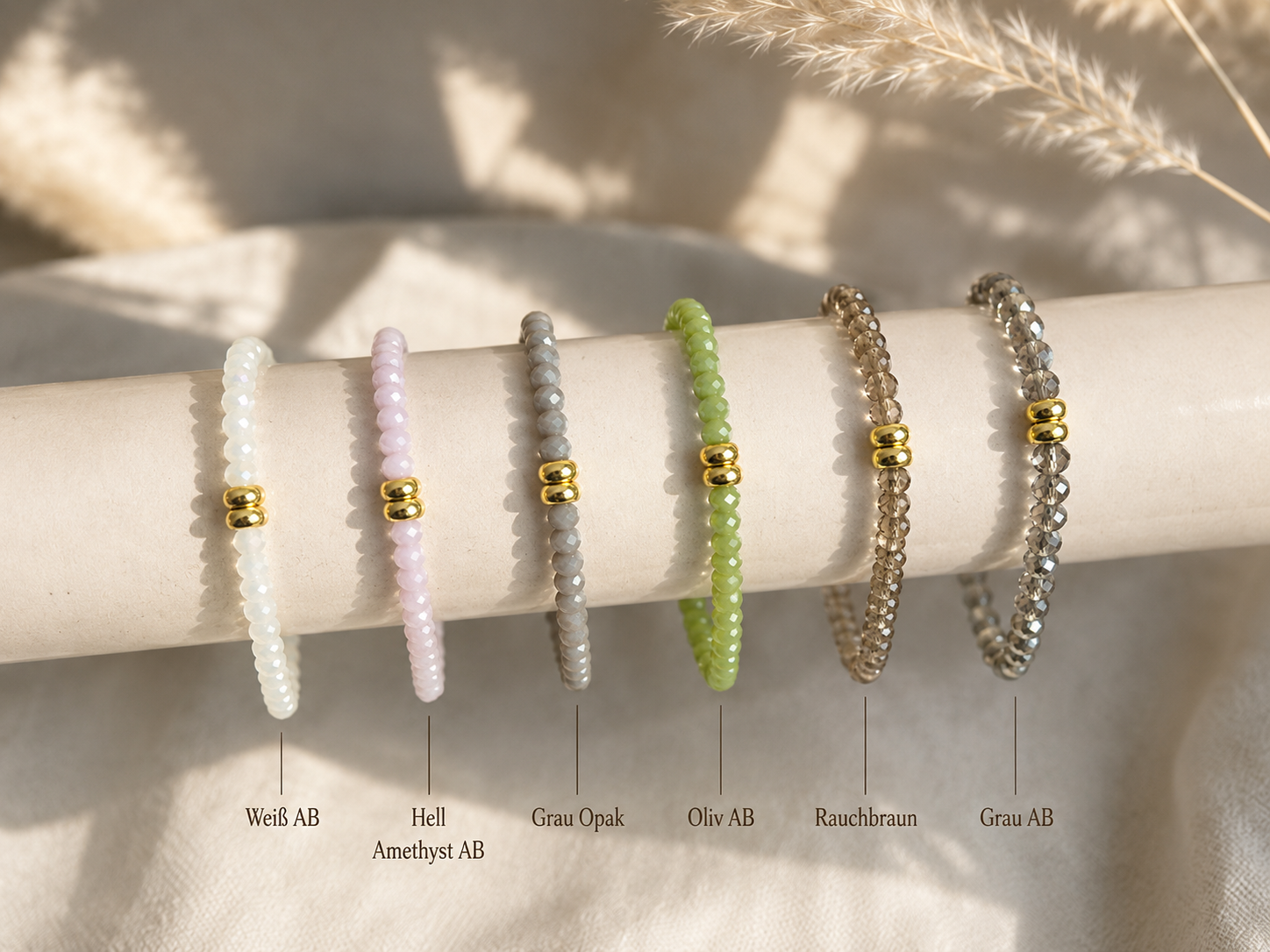 Glasperlen Armband personalisiert