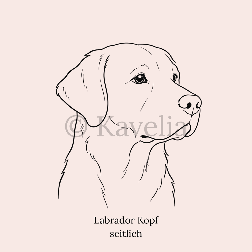 Labrador - Schlüsselanhänger personalisiert