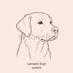 Labrador - Schlüsselanhänger personalisiert