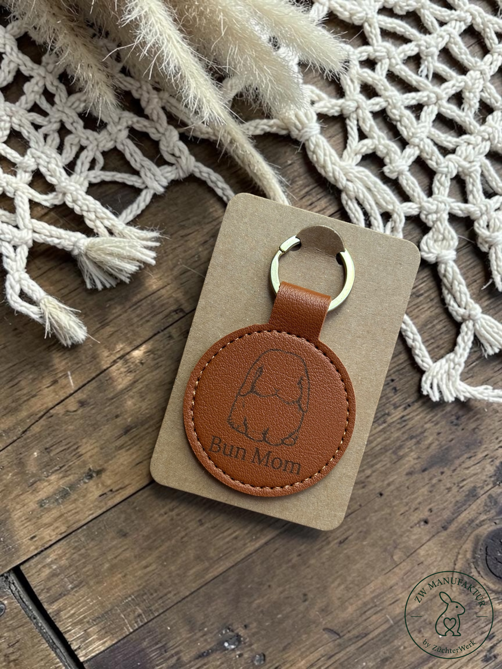 Züchter Set - Schlüsselanhänger personalisiert Kaninchen