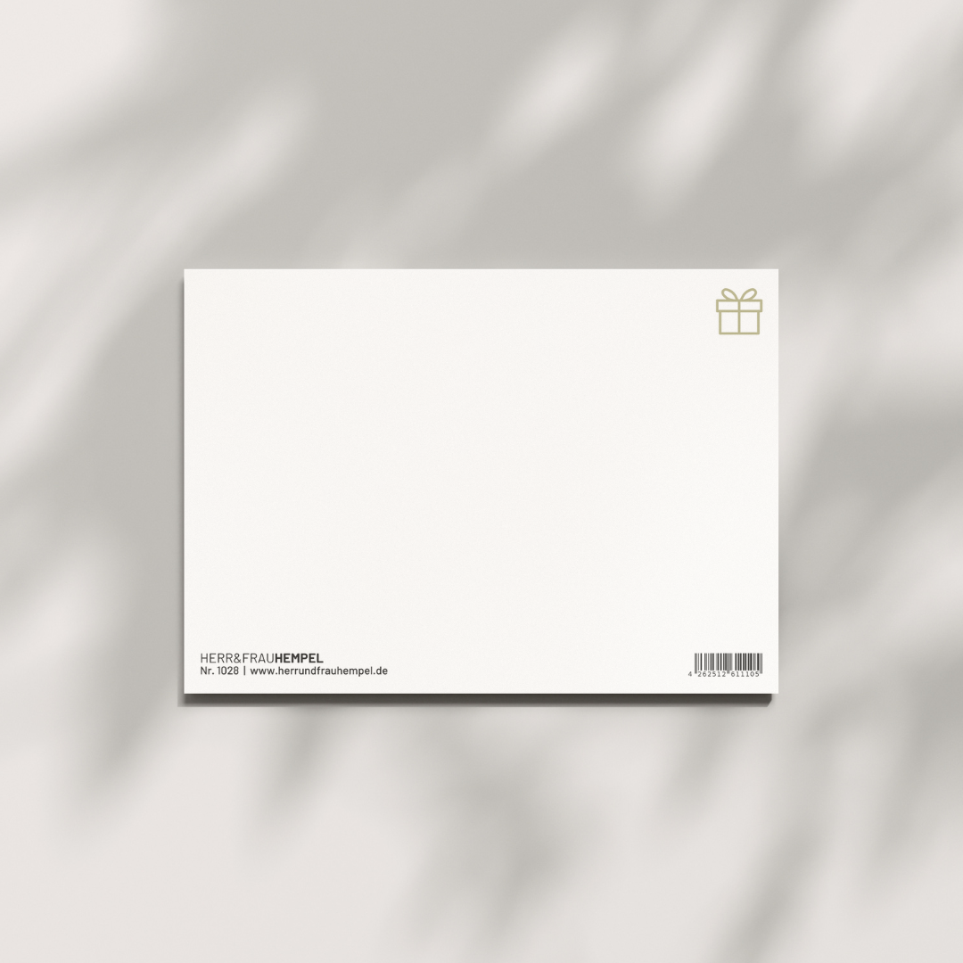 Postkarte - GUTSCHEIN