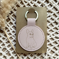 Französische Bulldogge - Schlüsselanhänger personalisiert