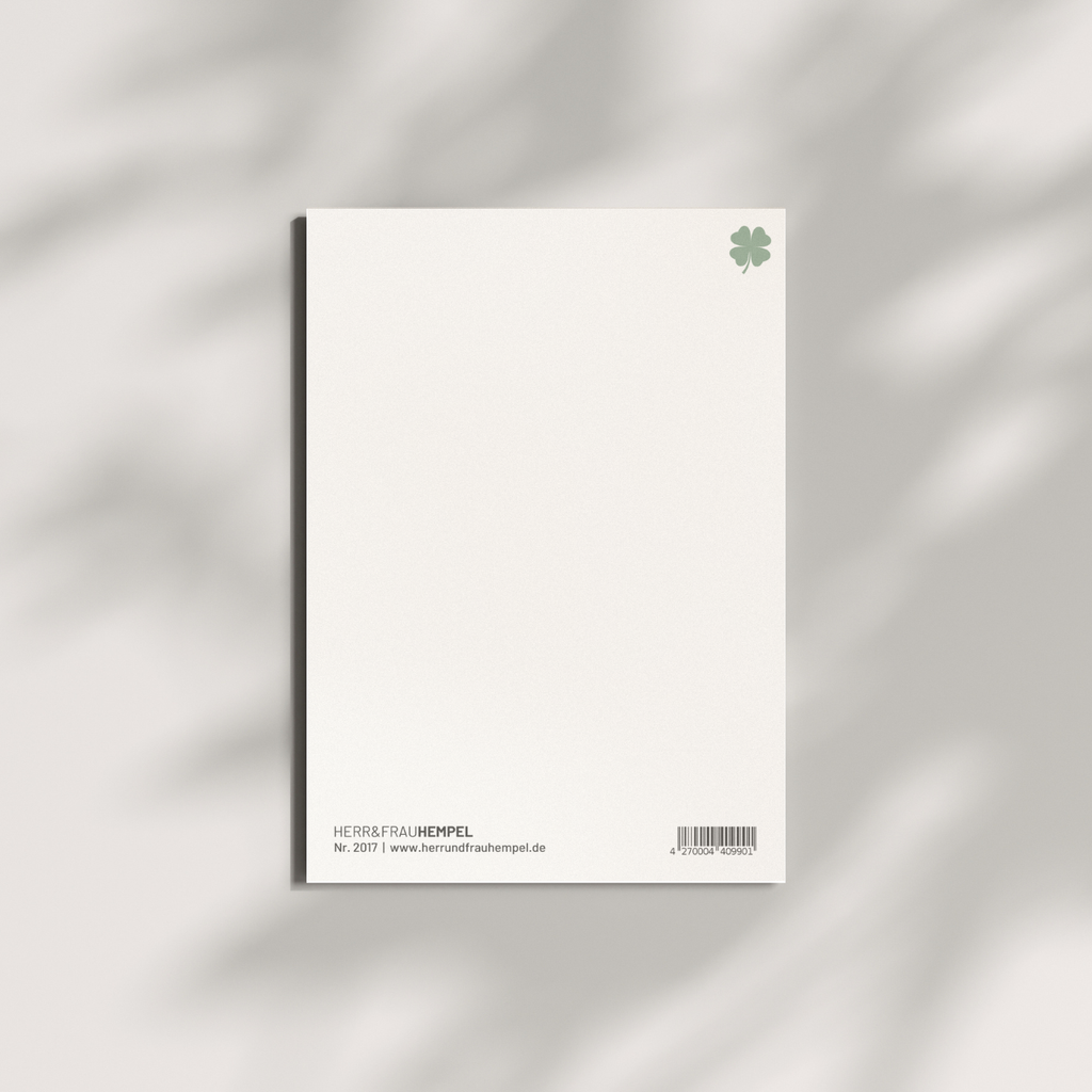 Postkarte - VIEL GLÜCK