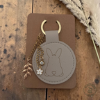 Schlüsselanhänger personalisiert - Kaninchen - Charm