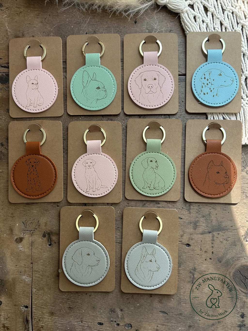 Schlüsselanhänger personalisiert - Hund