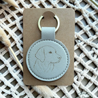 Golden Retriever - Schlüsselanhänger personalisiert