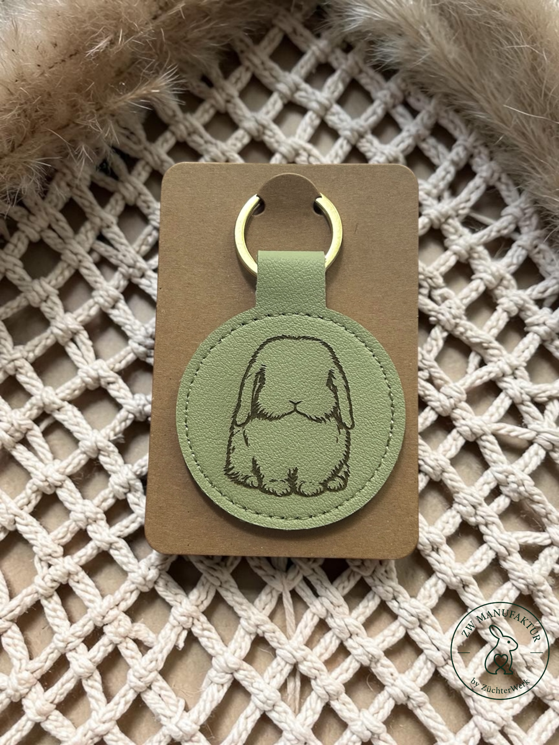Züchter Set - Schlüsselanhänger personalisiert Kaninchen