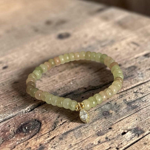 Glasperlen Armband - XXL - personalisiert