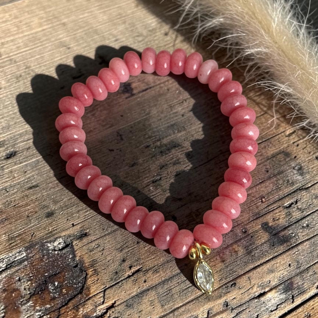 Glasperlen Armband - XXL - personalisiert