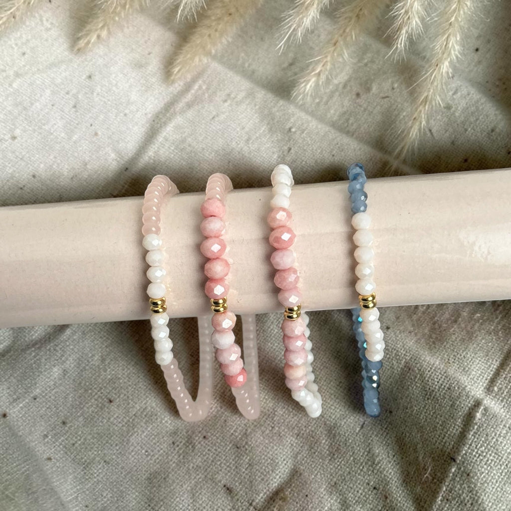 Glasperlen Armband Mix - Einzelstücke - personalisiert