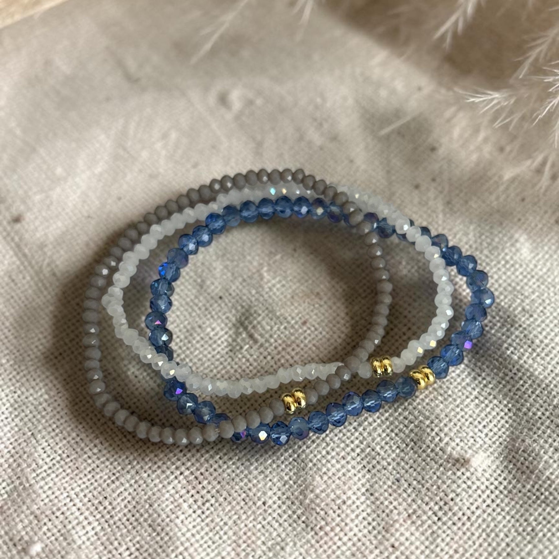 Silver Sky | 3er Armbandset