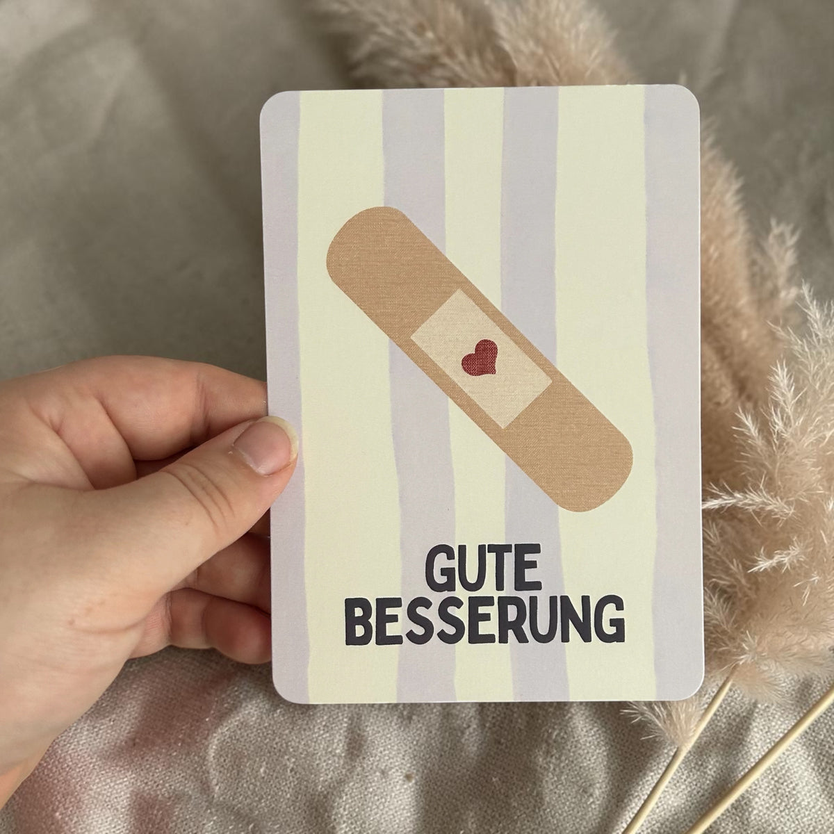 Postkarte „Gute Besserung“