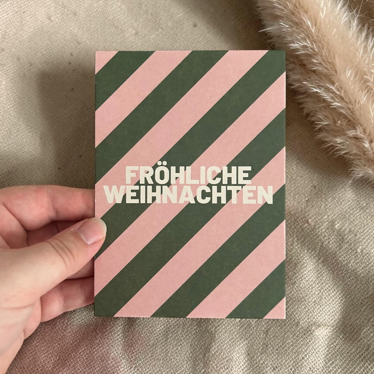 Postkarte - fröhliche Weihnachten