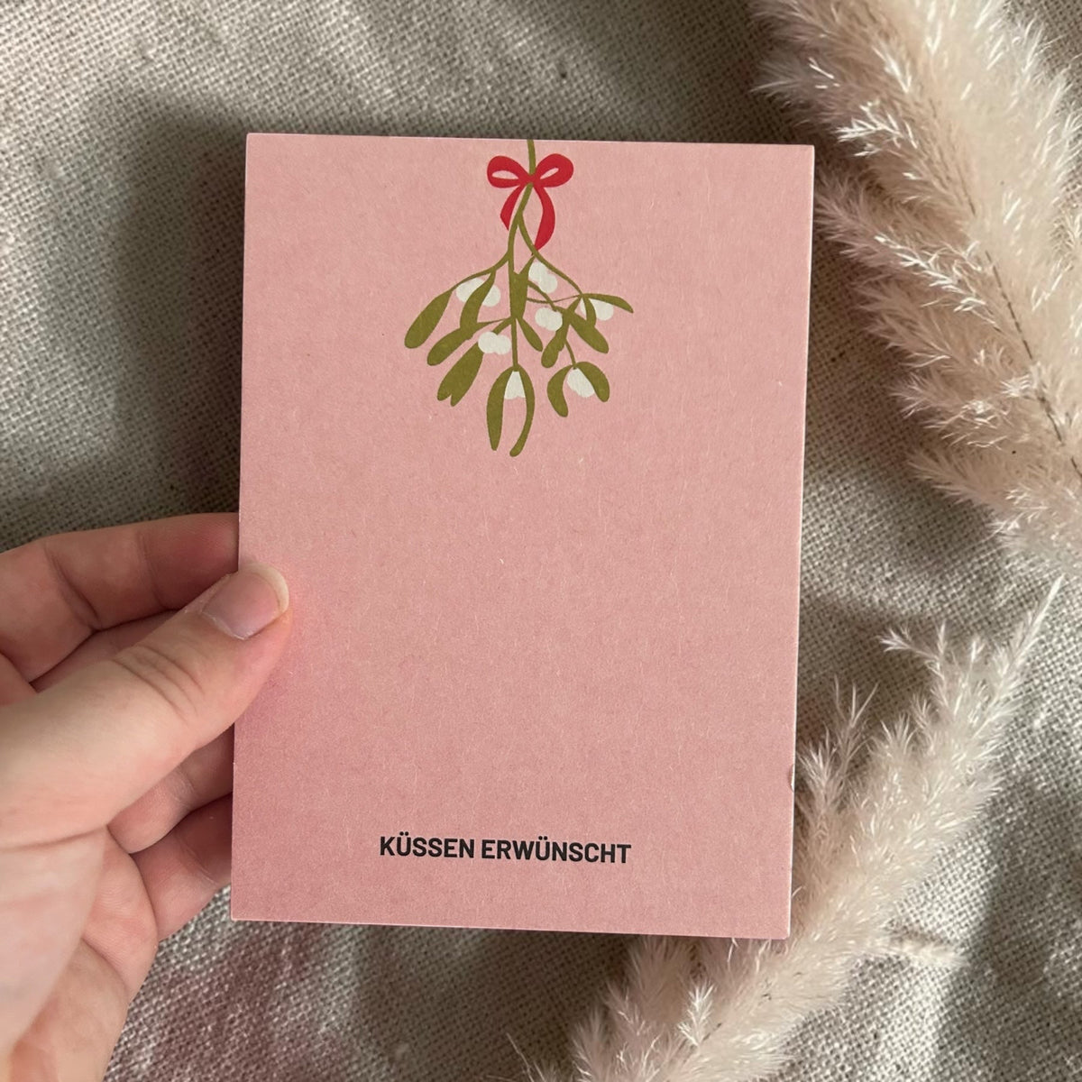 Postkarte - KÜSSEN ERWÜNSCHT