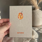 Postkarte - AUF DICH! Aperol