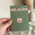 Postkarte - VIEL GLÜCK