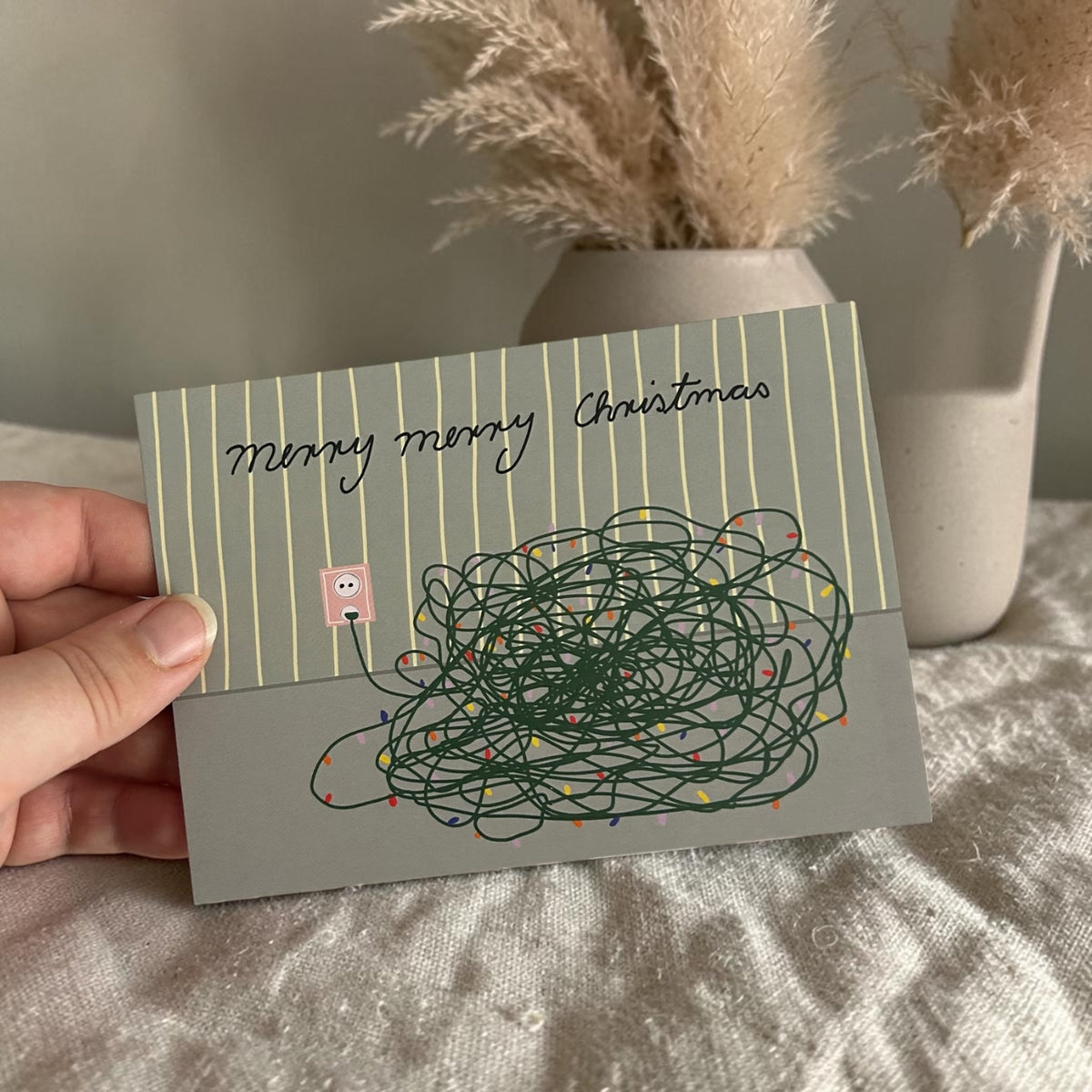 Postkarte * Kabelsalat * Weihnachten