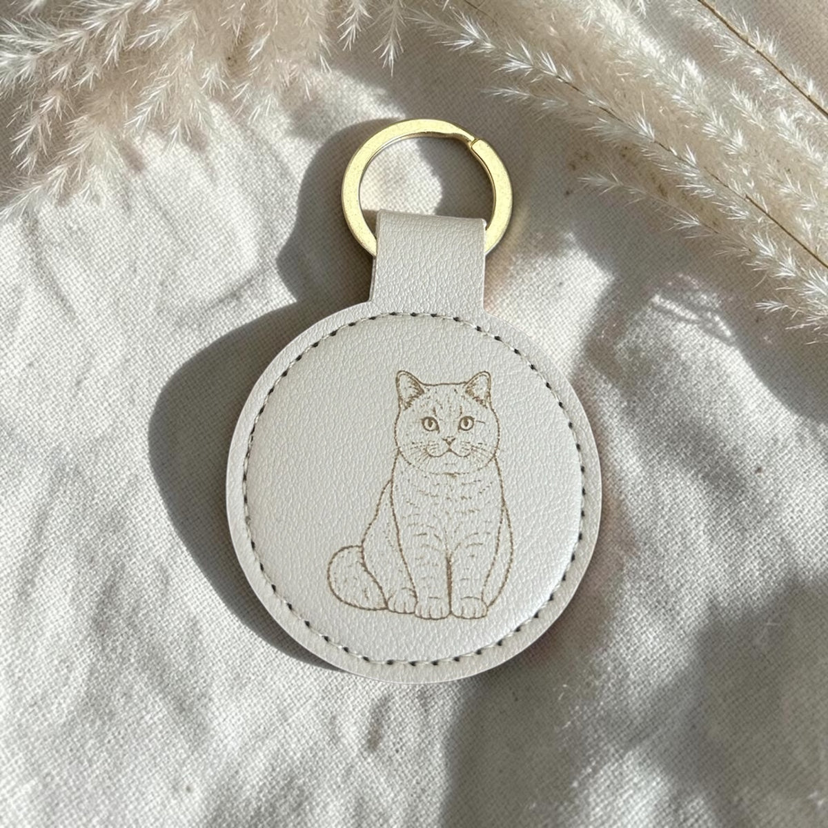 Britisch Kurzhaar Katze - Schlüsselanhänger personalisiert