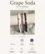 Grape Soda | 3er Armbandset