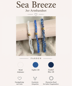 Sea Breeze | 3er Armbandset